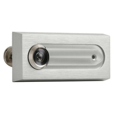 Türspion mit Etikett AXA - LINIA ATLAS2 - Silber Matt