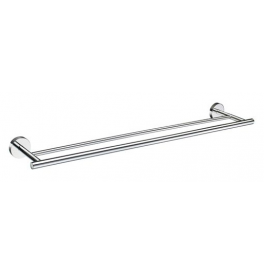 Towel rail double SMEDBO HOME - Polished chrome