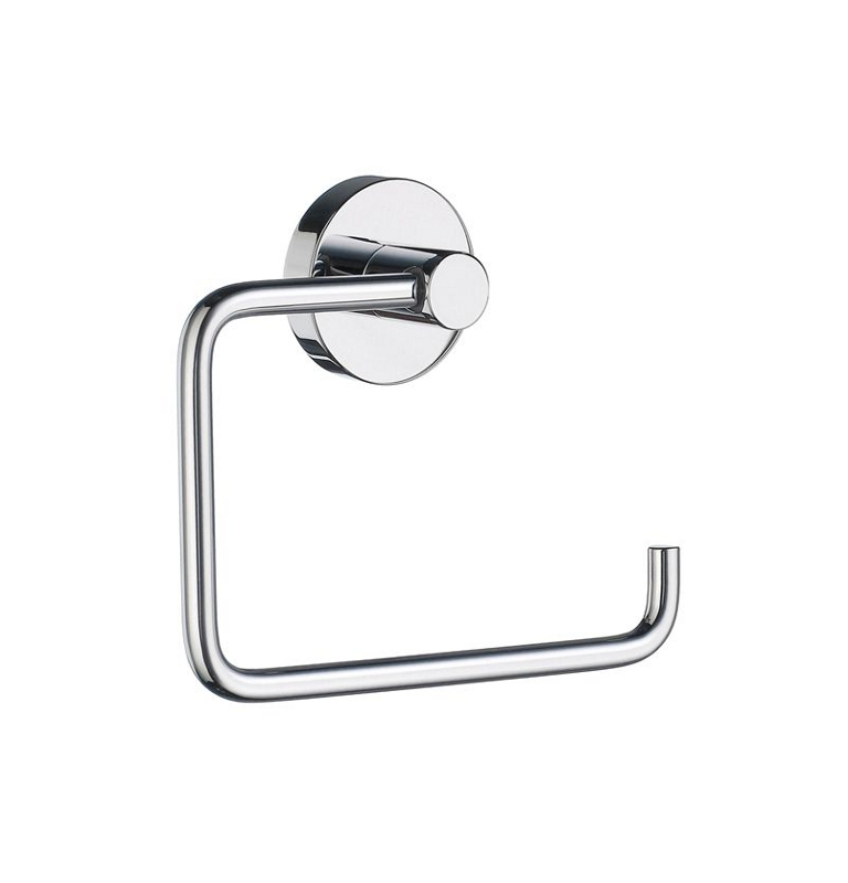 Toilet roll holder without lid SMEDBO HOME - Polished chrome