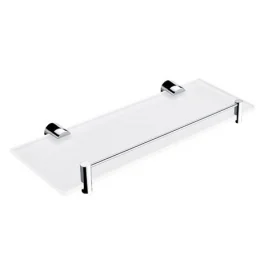 Glass shelf with brackets and fence NIMCO BORMO 300 mm