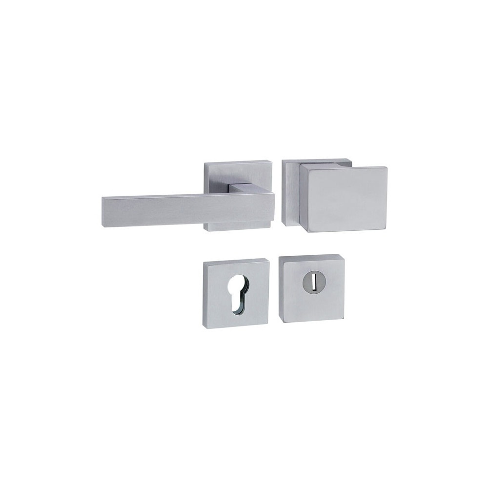 Bezpečnostná kľučka TUPAI CUBO/SQUARE - HR 3230/2275 - Chróm brúsený