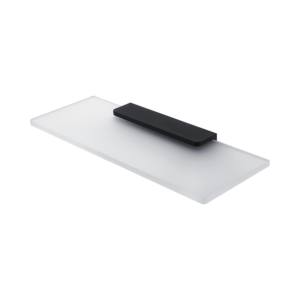 Glass shelf with bracket NIMCO MAYA BLACK MAC 29091B-30-90