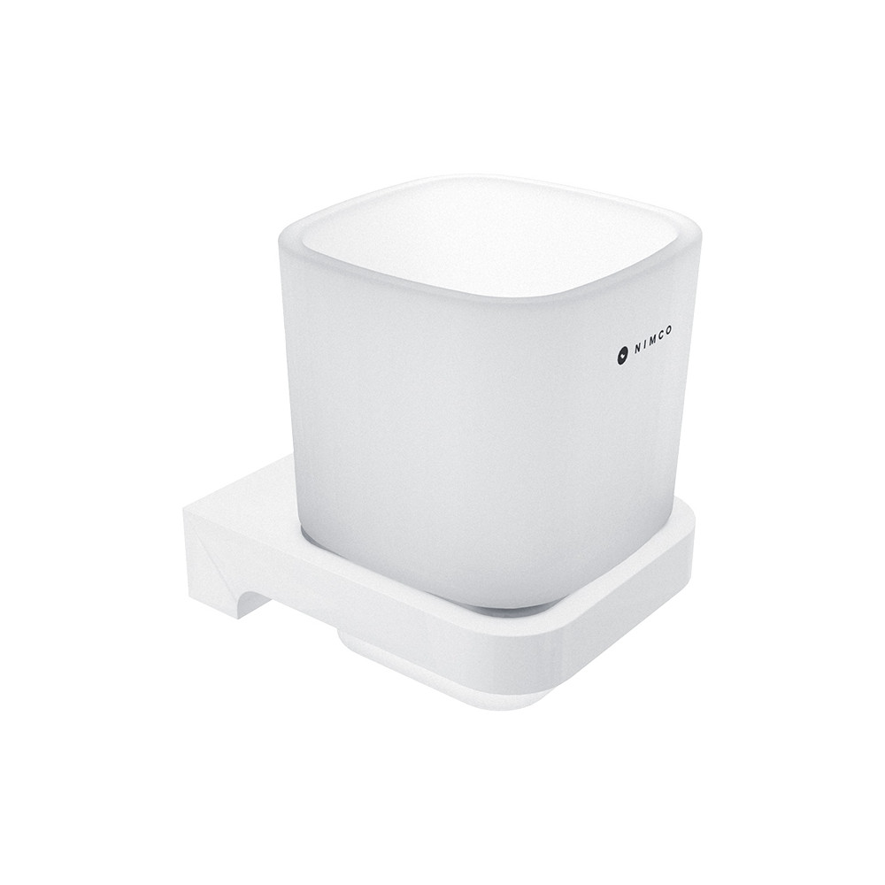 Pohár na zubné kefky NIMCO MAYA WHITE MAB 29058C-05