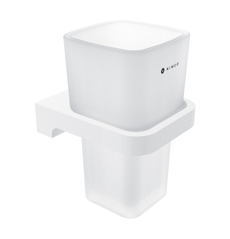 Kubek do mycia zębów NIMCO MAYA WHITE MAB 29058H-05 Kubek do mycia zębów NIMCO MAYA WHITE MAB 29058H-05