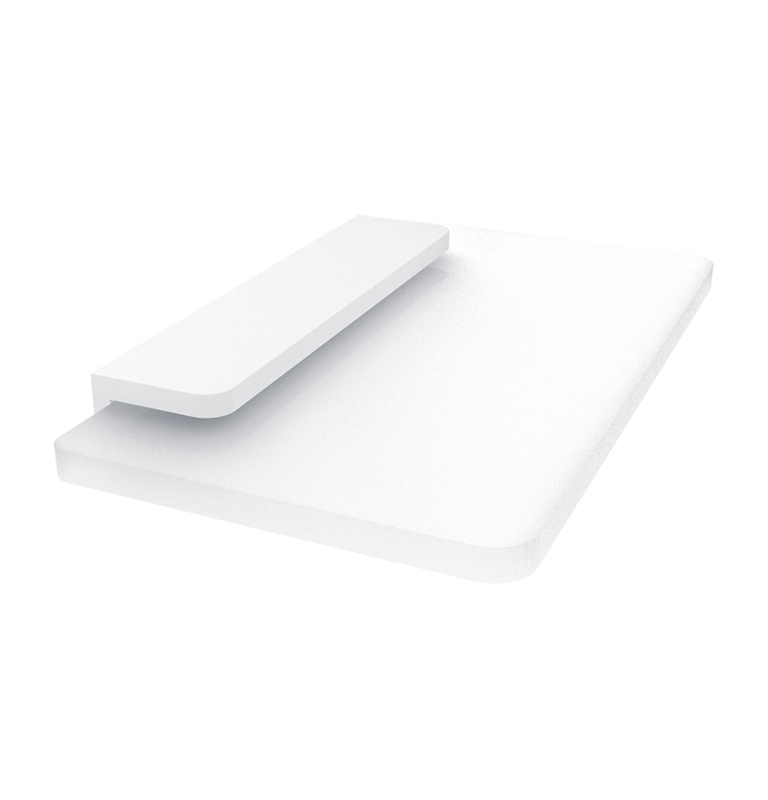 Glass shelf with bracket NIMCO MAYA WHITE 200 mm Glass shelf with bracket NIMCO MAYA WHITE 200 mm