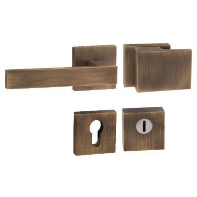 Bezpečnostná kľučka TUPAI CUBO/SQUARE - HR 3230/2275 - Bronz česaný