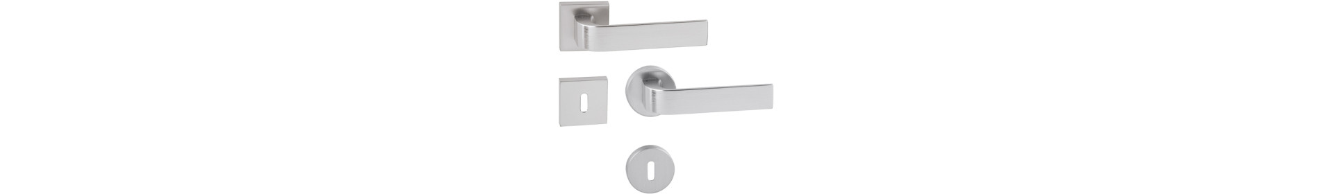 Rosette door handles