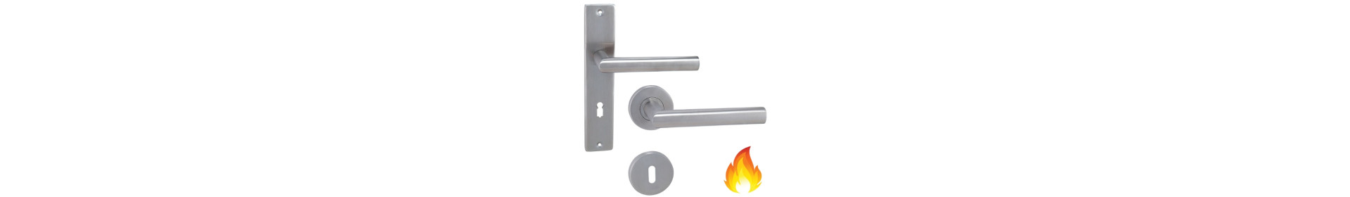Fire door handles