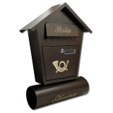 Postaláda külön újság tartó